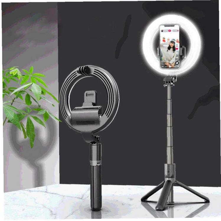 LED-RINGLICHT mit SELFIE-STICK-STATIV-LEUCHTE für TELEFON TIK TOK L07