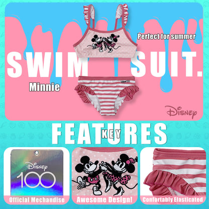 Costume da bagno per bambina Disney Minnie e Mickey Mouse 2 pezzi mare 6138