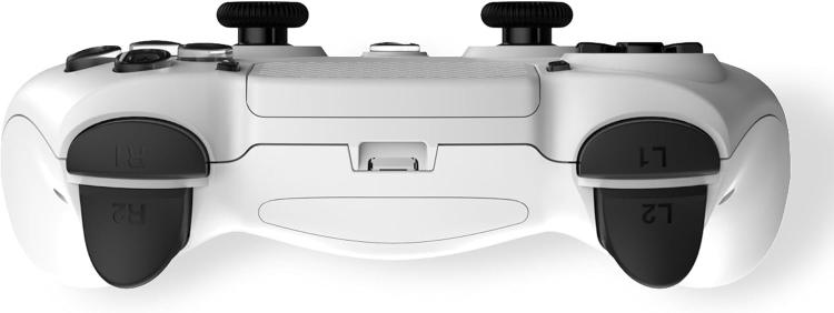 Freaks Controller Wireless für PS4/PS3/PC/Android/iOS, beleuchtete Tasten, Weiß