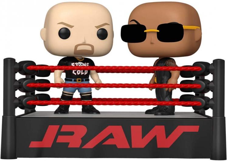 Funko Pop WWE 2 - Stone Cold Steve Austin und The Rock Vinylfigur Wrestling