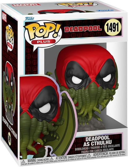 Funko Pop! Plus- Deadpool (1491) Deadpool als Cthulhu Vinylfigur 9cm