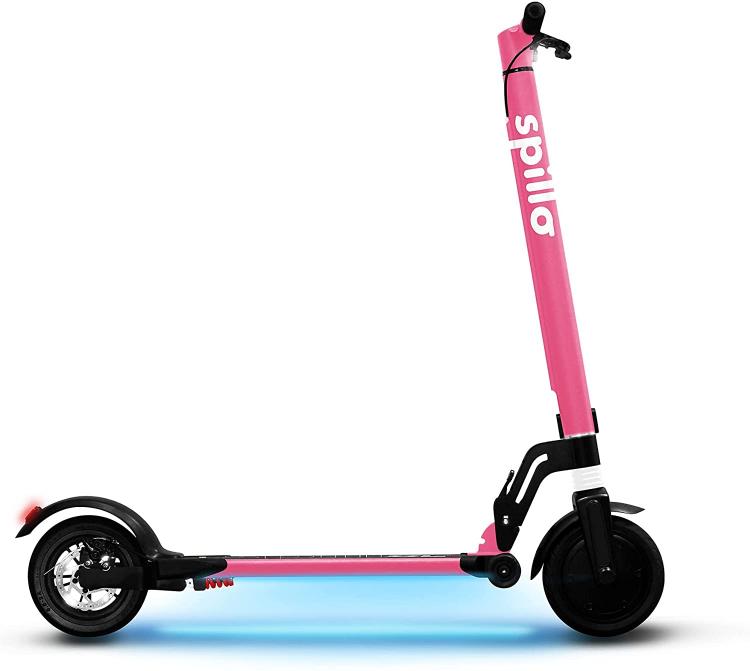 The One Spillo Xl 350W Elektroroller 8,5" LED Faltbar Pink