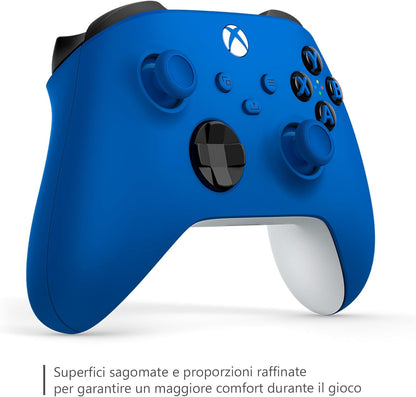 Microsoft Xbox Series X/S Blue Shock Pad Wireless One Controller Gamepad Blau Neu