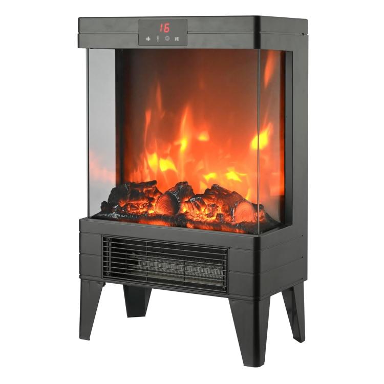 Zephir Elektrokamin Kamin Ofen Flammeneffekt 1000/2000W Timer 12H