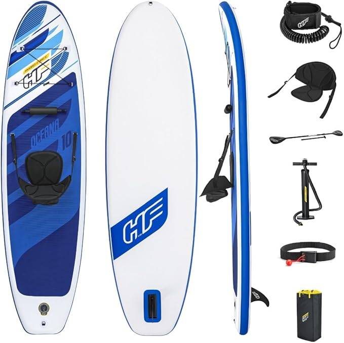 Umwandelbares SUP-Board in Kanu – Aufblasbar 305x84x12 cm, max. 120 kg