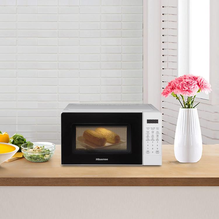 Hisense Mikrowelle + Digitalgrill 20L 1100+700W Weiß H20Mows3G LED