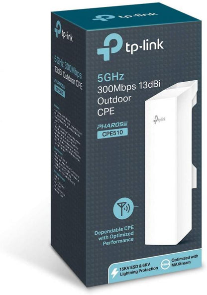 Tp-Link Access Point Wifi Outdoor 5Ghz 300Mbps Cpe510 Ap WLAN-Repeater Außen