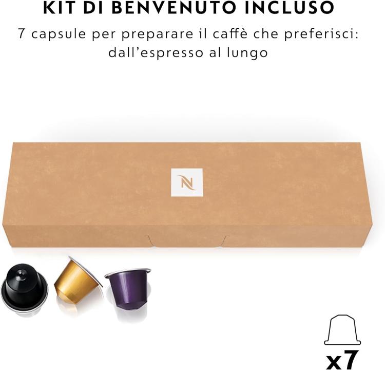 De'Longhi Nespresso Essenza Mini EN85.B Kaffeemaschine 0.6l Schwarz + 14 Kapseln