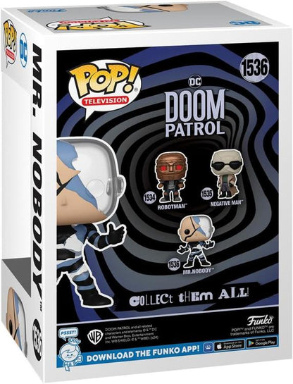 Funko Pop! Television DC Doom Patrol (1536) Mr. Nobody Glow-in-the-Dark Figur