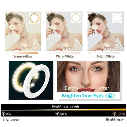LED-RINGLICHT mit SELFIE-STICK-STATIV-LEUCHTE für TELEFON TIK TOK L07