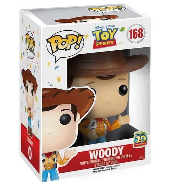 Funko Pop Disney Pixar Toy Story 168 Woody 20th Actionfigur Vinyl-Statuette