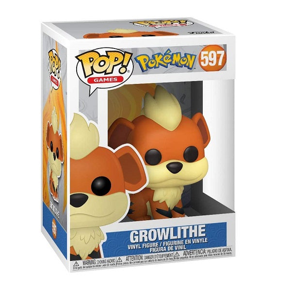 Funko Pop! Games Pokémon – (597) Fukano-Figur aus Vinyl Arkani Feuer-Entwicklung 9cm