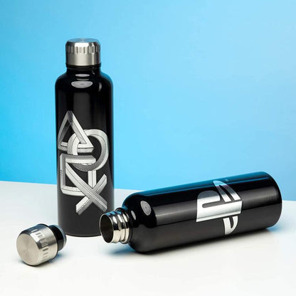 Paladone Bottiglia In Metallo Playstation Borraccia Thermos Ps4-Ps5 Nero/Argent