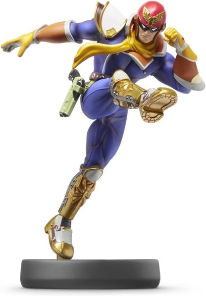 AMIIBO - SUPER SMASH BROS. CAPTAIN FALCON NR. 18 FIGUR F-ZERO STATUE NINTENDO