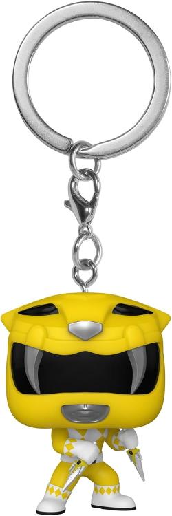 Funko Pop! Keychain TV Power Rangers 30th (Yellow Ranger) Schlüsselanhänger Vinyl 4cm