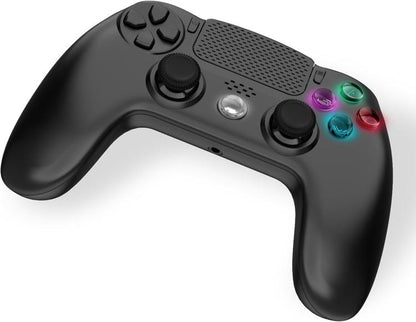 Freaks Controller Wireless Per Ps4/Ps3/Pc/Android/Ios Pulsanti Illuminati Black
