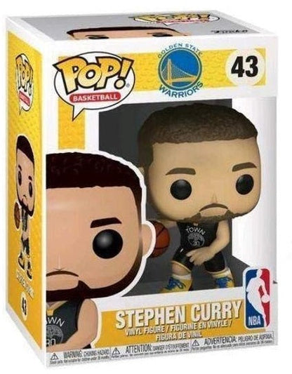 Funko Pop ! Basketball Nba Golden State Warriors - (43) Stephen Curry Figure 9Cm