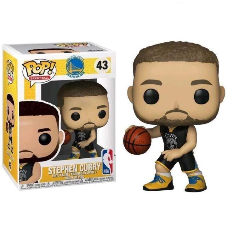 Funko Pop ! Basketball Nba Golden State Warriors - (43) Stephen Curry Figure 9Cm
