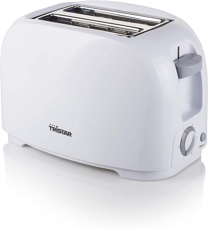 Tristar Toaster BR-1013 Brötchenaufsatz Toast Automatische Auswurf Weiß