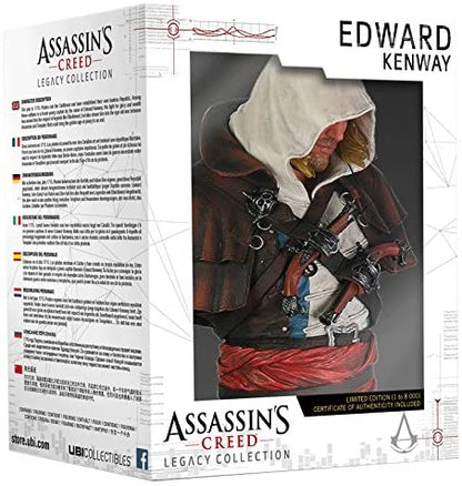 ASSASSIN'S CREED BLACK FLAG EDWARD KENWAY BUSTO STATUA FIGURE LEGACY COLLEZIONE