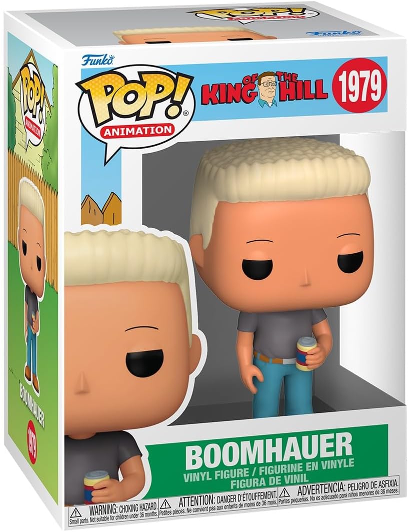 Funko Pop! Animation – King Of The Hill (1979) Boomhauer Vinylfigur 9cm