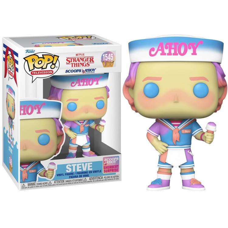 Funko Pop! Television – Stranger Things Steve Scoops Ahoy (1545) Figur 9 cm