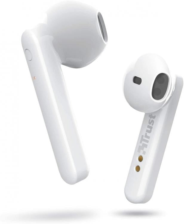 Trust Primo Touch Kabellose Bluetooth In-Ear-Kopfhörer, Weiß