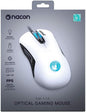 Nacon GM-110 White Wired Optical Gaming Mouse 6 Buttons Windows PC Console