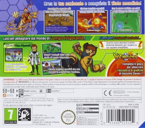Inazuma Eleven 3 Blitz-Explosion Nintendo 3Ds 2Ds Neues Spiel Deutsch Versiegelt