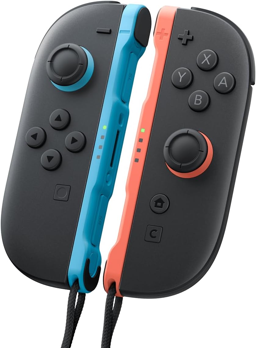 Nintendo Switch 2 – Set mit 2 Joy-Con Controllern, Rot-Blau, Neu, NSW2