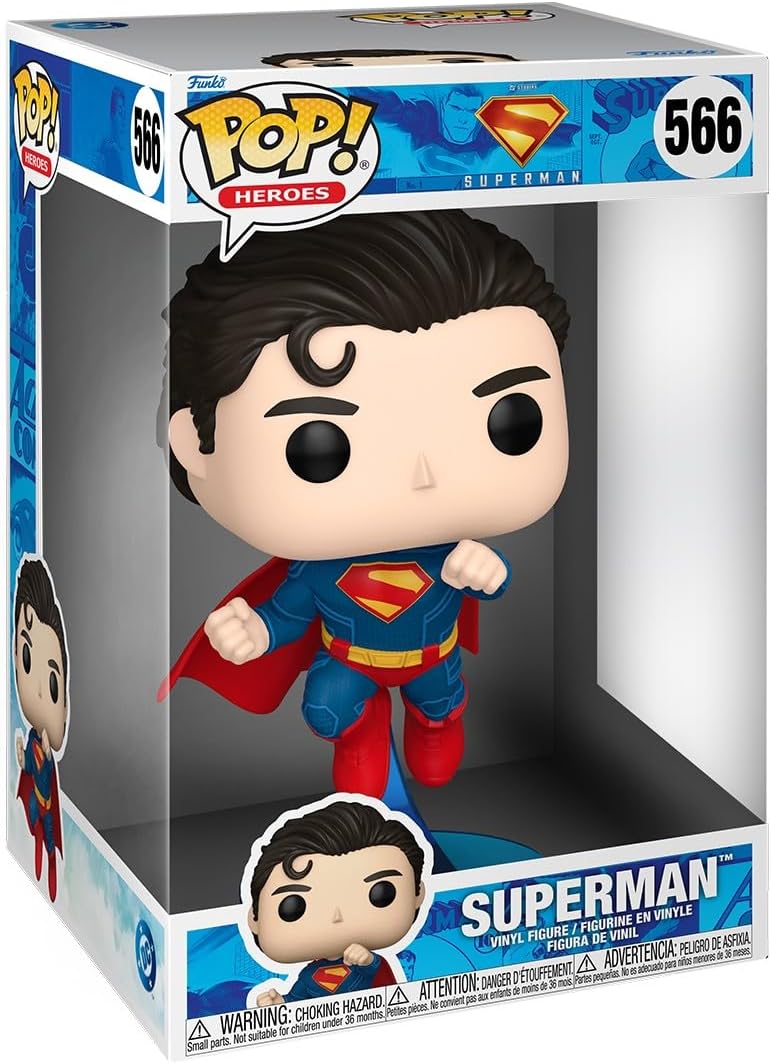 Funko Pop! Big Heroes - Superman 2025 Jumbo - (566) Superman Figure 25cm