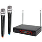 PAIR 2 PROFESSIONAL UHF WIRELESS MICROPHONES STEREO MICROPHONE KARAOKE KIT-MIC02