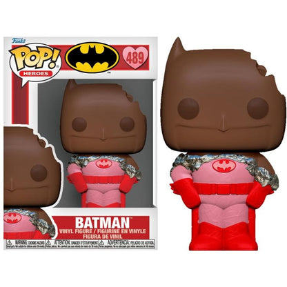 Funko Pop! Heroes (489) Batman Val Choc Vinylfigur 9cm Sammlerstück