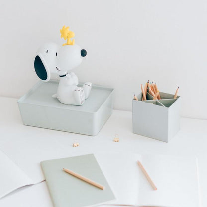 Tischlampe Snoopy 3D, Nachtlicht, wiederaufladbar über USB-C oder AAA-Batterien