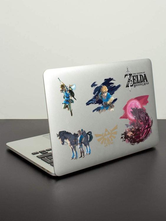 The Legend Of Zelda Breath Of The Wild Tech Stickers 44 Aufkleber Nintendo Switch