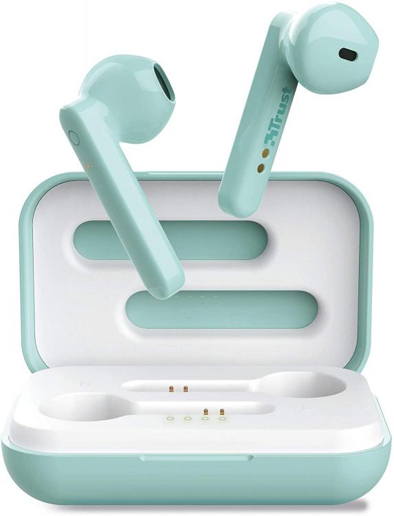 Trust Primo Touch Wireless In-Ear Bluetooth-Kopfhörer Grün Wifi