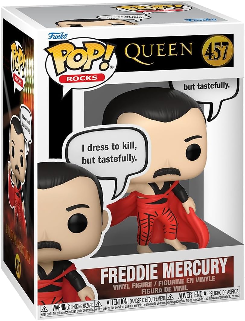 Funko Pop ! Rocks Queen - (457) Freddie Mercury (I Dress to Kill) Figure