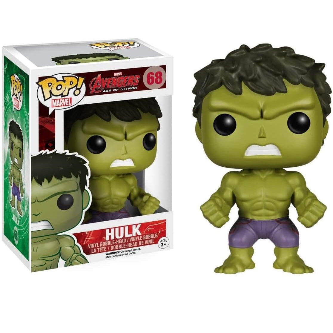 Funko Pop! Marvel - Avengers Age of Ultron (68) Hulk Vinylfigur 9cm