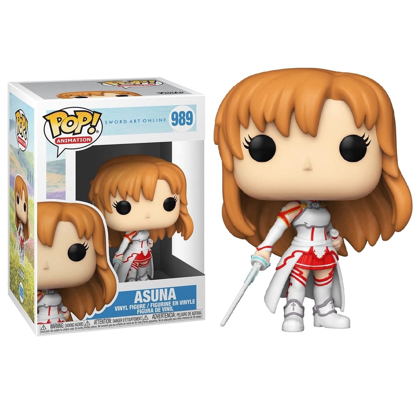 Funko Pop ! Animation Sword Art Online - (989) Asuna Figure Vinyl Anime 9Cm