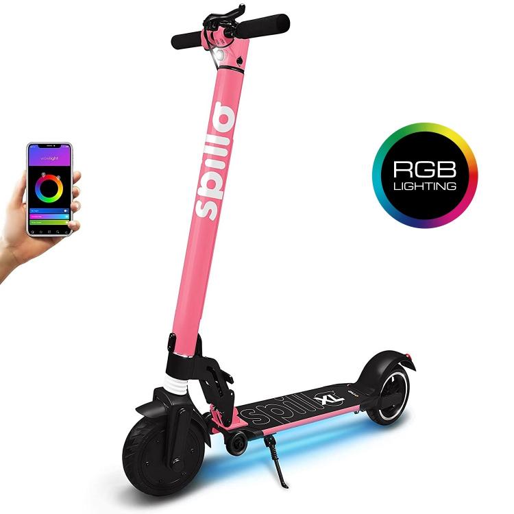 The One Spillo Xl 350W Elektroroller 8,5" LED Faltbar Pink