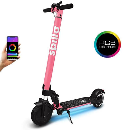 The One Spillo Xl 350W Elektroroller 8,5" LED Faltbar Pink