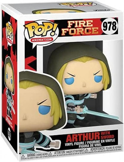 Funko Pop! Animation Fire Force – (978) Arthur mit Schwert Figur Anime 9 cm