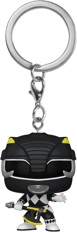 Funko Pop! Schlüsselanhänger TV Power Rangers 30th (Black Ranger) Schlüsselanhänger Vinyl 4cm