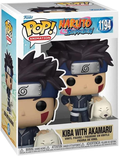 Funko Pop! Animation Naruto Shippuden – Kiba mit Akamaru (1194) Vinyl-Figur
