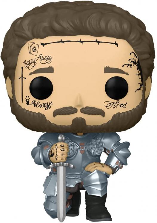 Funko Pop Rocks Knight Post Malone 258 Vinyl Figur Pop Sammlerstück