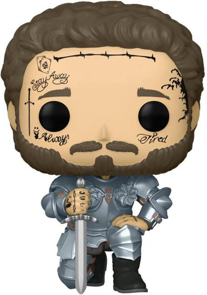 Funko Pop Rocks Knight Post Malone 258 Vinyl Figur Pop Sammlerstück