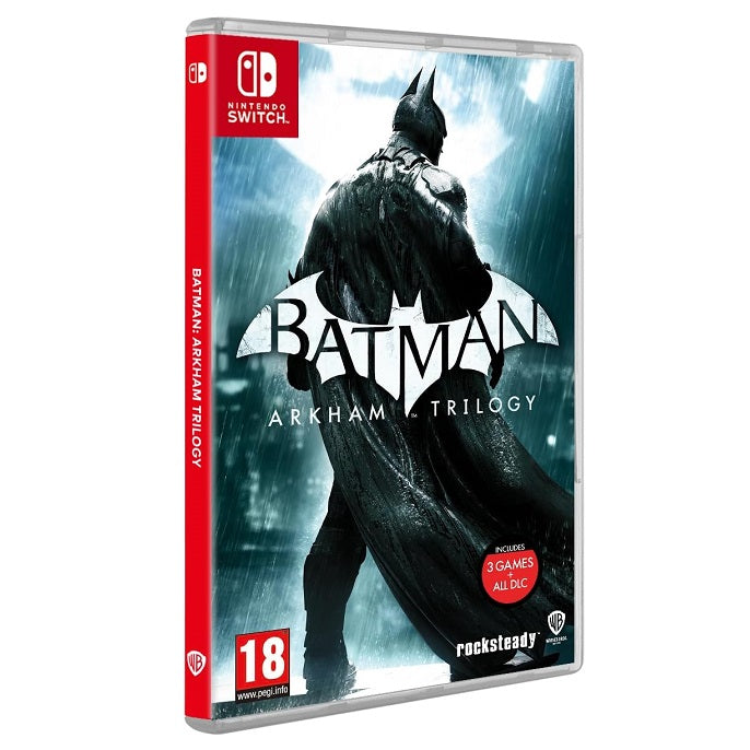 Batman Arkham Trilogy Nintendo Switch Videospiel Pal Italienisch Neu Versiegelt