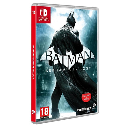 Batman Arkham Trilogy Nintendo Switch Videospiel Pal Italienisch Neu Versiegelt