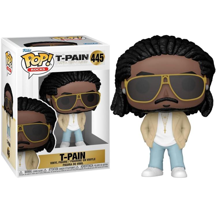 Funko Pop! Rocks – T-Pain Rappa Ternt Sanga (445) T-Pain Vinylfigur 9 cm