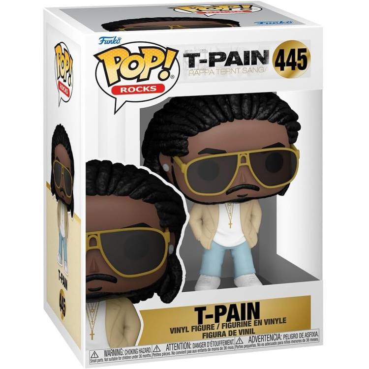 Funko Pop! Rocks – T-Pain Rappa Ternt Sanga (445) T-Pain Vinylfigur 9 cm